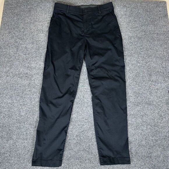 Nike Dri-FIT UV Pants Mens 34x34 (34x31) Black Chino Standard Fit Mid Rise Adult - Picture 1 of 9